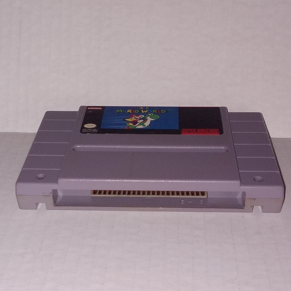 Super Mario World Snes Nintendo 1992 Authentic First Print - Picture 5 of 6